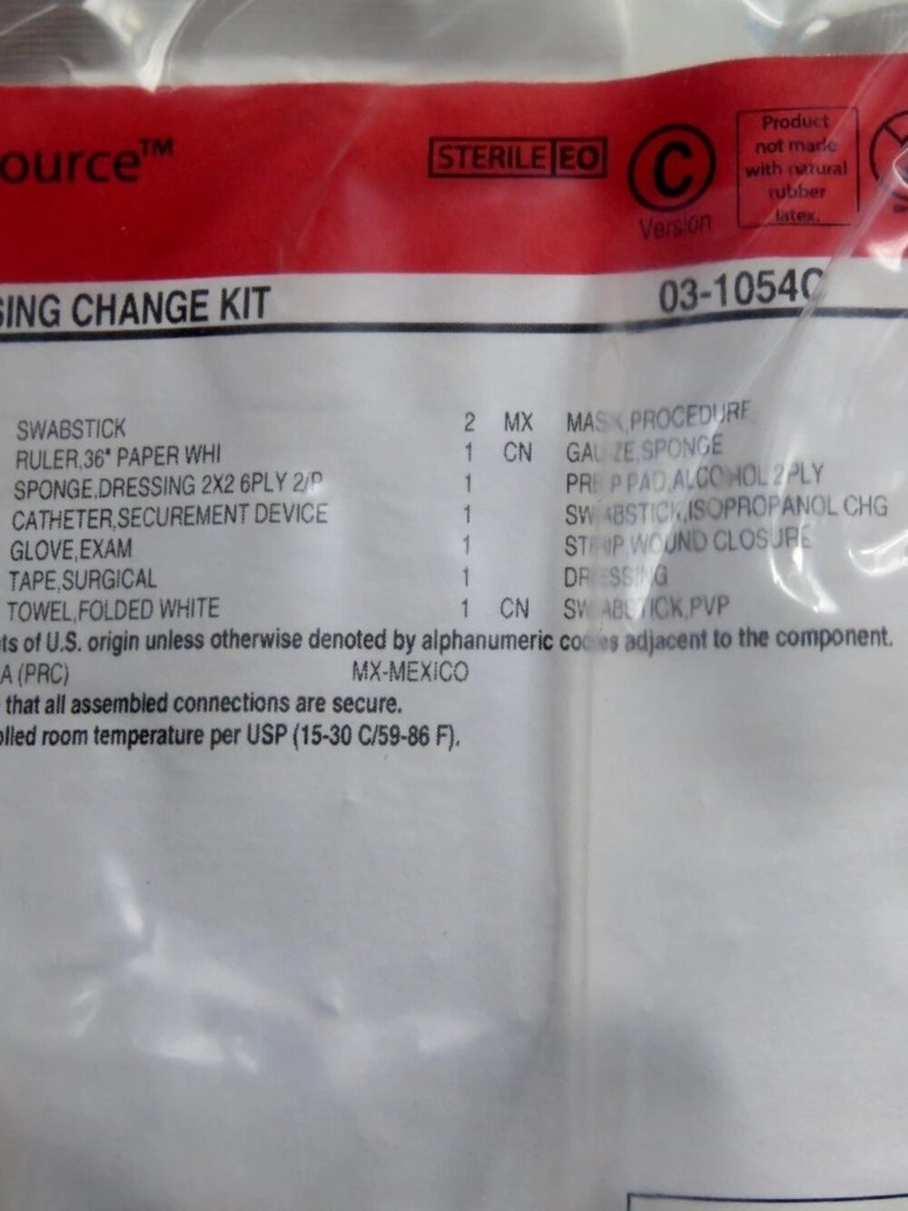 4 Presource Cardinal Health Dressing Change Kits 03-1054C Expire 1/27 or After